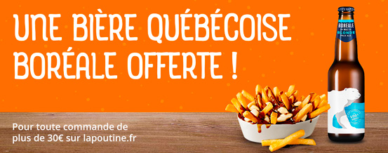 Une bière Boréale Offerte dès 30€ d'achat