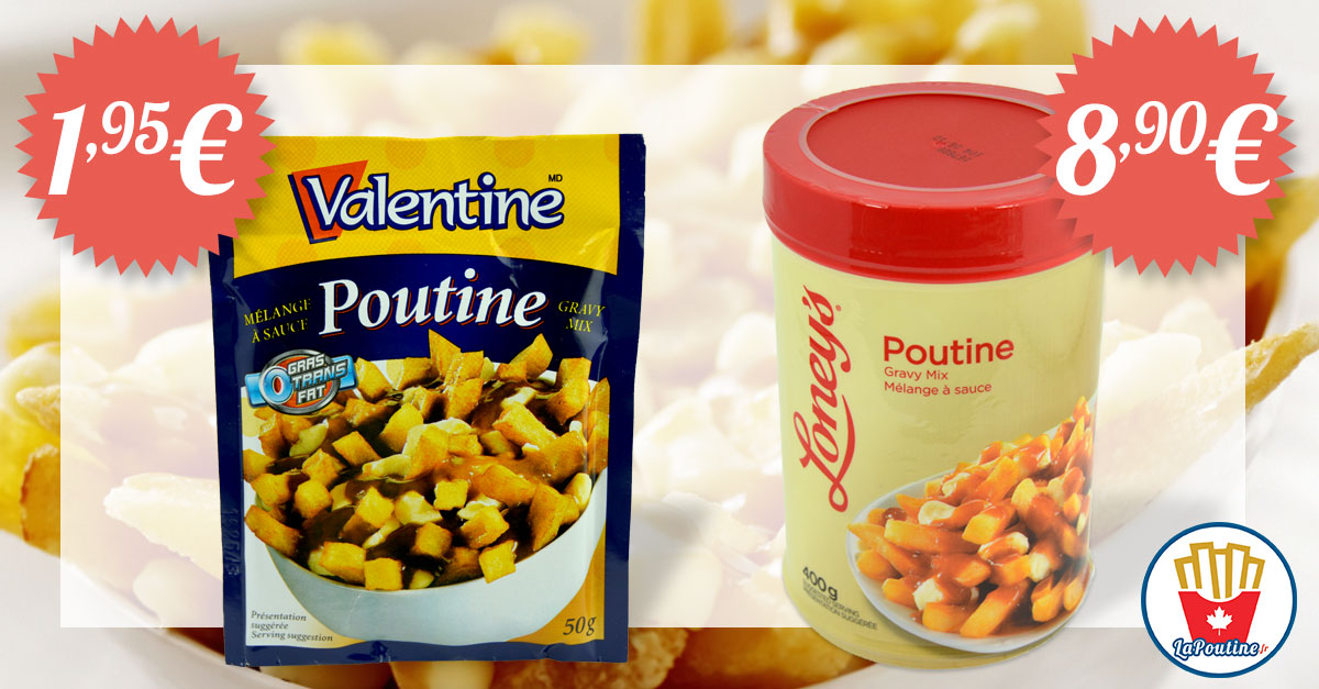 Sauce poutine Loney's  Sauce brune -20% en France